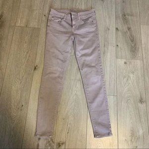 American eagles outfitter taupe high rise skinny jeans size 4